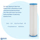 Whole House 1 Stage Sediment Filter with Pleated High Flow Filter, 100K Gallons Capacity - Aqua Essence