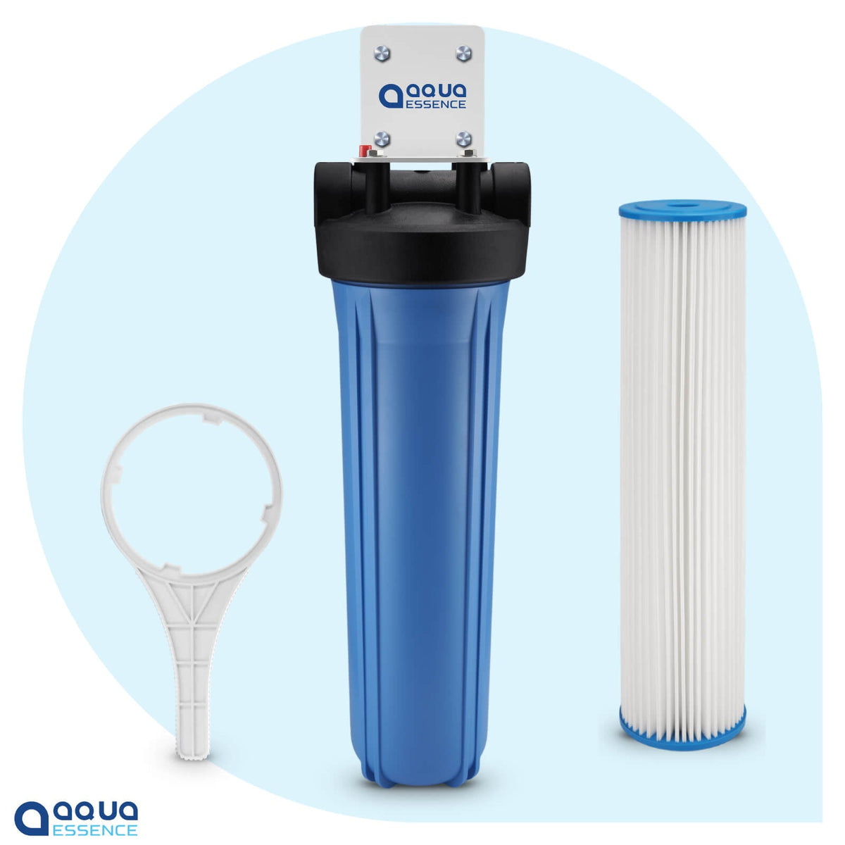 AquaEssence™ Whole House Single Stage Sediment Filter with AquaEssence™ Whole House Single Stage Sediment Filter with