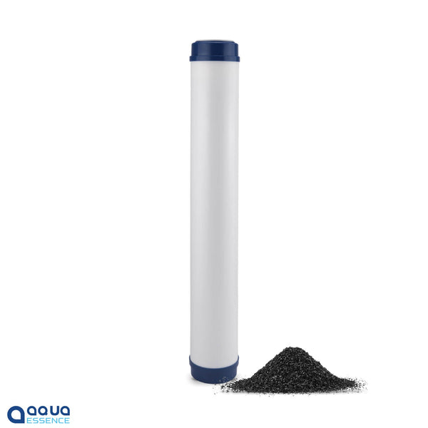 AquaEssence™ Granulated Activated Carbon (GAC), 2.5" x 20", 1100 Iodine Number (PN AES-GAC-2520). 5,000 Gallons Capacity. - Aqua Essence
