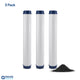 AquaEssence™ Granulated Activated Carbon (GAC), 2.5" x 20", 1100 Iodine Number (PN AES-GAC-2520). 5,000 Gallons Capacity. - Aqua Essence