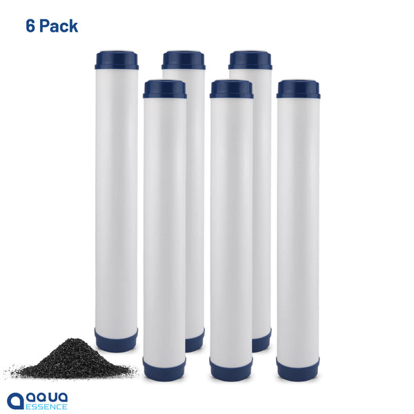 AquaEssence™ Granulated Activated Carbon (GAC), 2.5" x 20", 1100 Iodine Number (PN AES-GAC-2520). 5,000 Gallons Capacity. - Aqua Essence