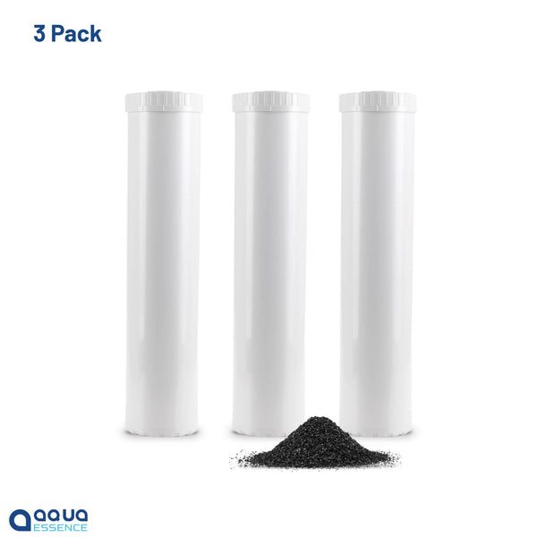 AquaEssence™ Granulated Activated Carbon (GAC), 4.5" x 20", 1100 Iodine Number (PN AES-GAC-4520). 25,000 Gallons Capacity. - Aqua Essence