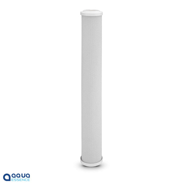AquaEssence™ High Capacity Carbon Block Filter, 2.5 x 20 in, 5 Microns Filtration (PN: AES-CB-2520) - Aqua Essence