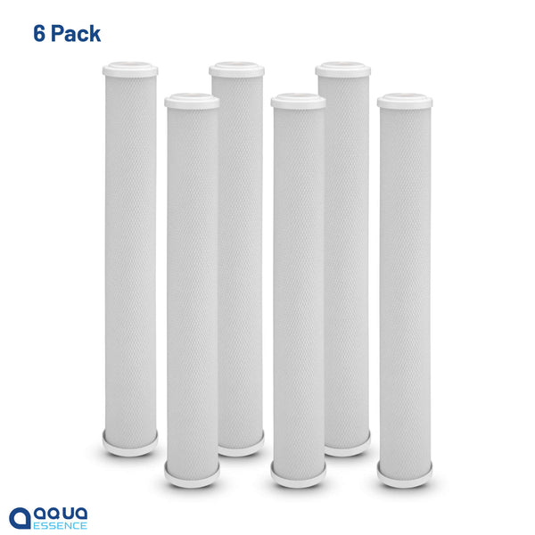 AquaEssence™ High Capacity Carbon Block Filter, 2.5 x 20 in, 5 Microns Filtration (PN: AES-CB-2520) - Aqua Essence