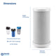 AquaEssence™ High Capacity Carbon Block Filter, 4.5 x 10 in, 5 Microns Filtration (PN: AES-CB-4510) - Aqua Essence