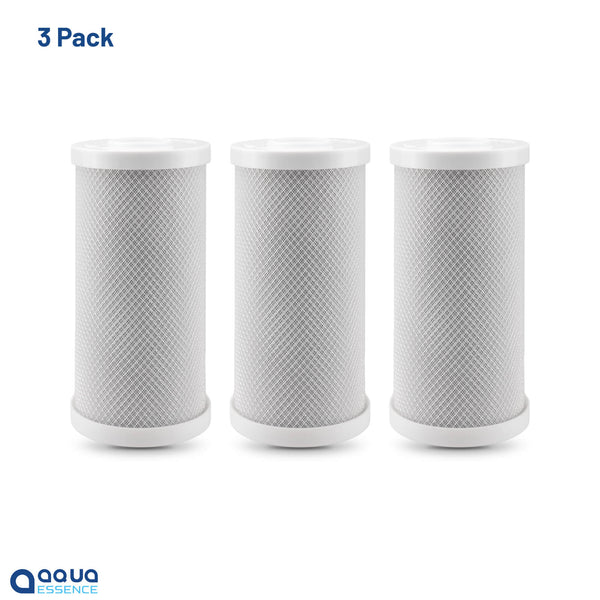 AquaEssence™ High Capacity Carbon Block Filter, 4.5 x 10 in, 5 Microns Filtration (PN: AES-CB-4510) - Aqua Essence