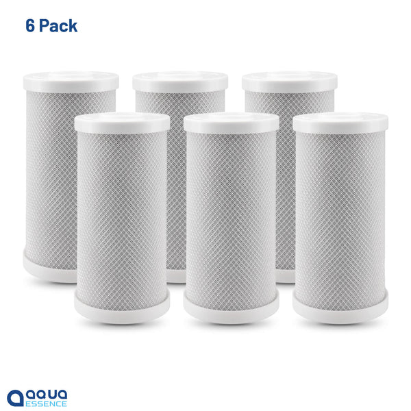 AquaEssence™ High Capacity Carbon Block Filter, 4.5 x 10 in, 5 Microns Filtration (PN: AES-CB-4510) - Aqua Essence