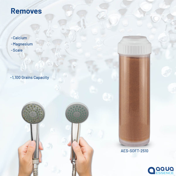 AquaEssence™ High Capacity Softener Cartridge, 2.5" x 10" (PN: AQE-SOFT-2510) - Aqua Essence