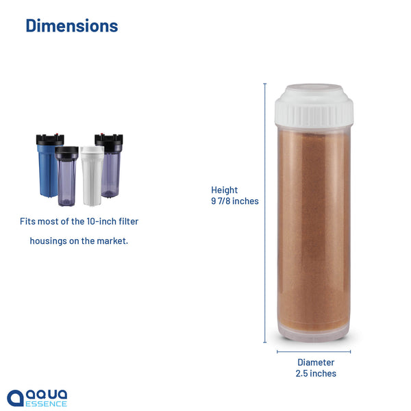 AquaEssence™ High Capacity Softener Cartridge, 2.5" x 10" (PN: AQE-SOFT-2510) - Aqua Essence