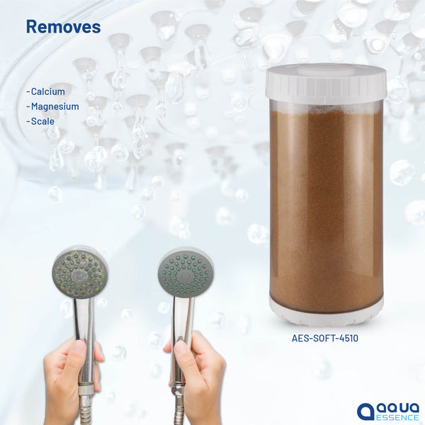 AquaEssence™ High Capacity Softener Cartridge, 4.5" x 10" (PN: AQE-SOFT-4510) - Aqua Essence