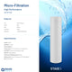 AquaEssence™ Mini Twin-Stage Whole House Water Filtration System - 5 microns Grroved Sediment + High Capacity Activated Carbon, 30K Gallons Capacity (PN AES-WHTW) - Aqua Essence