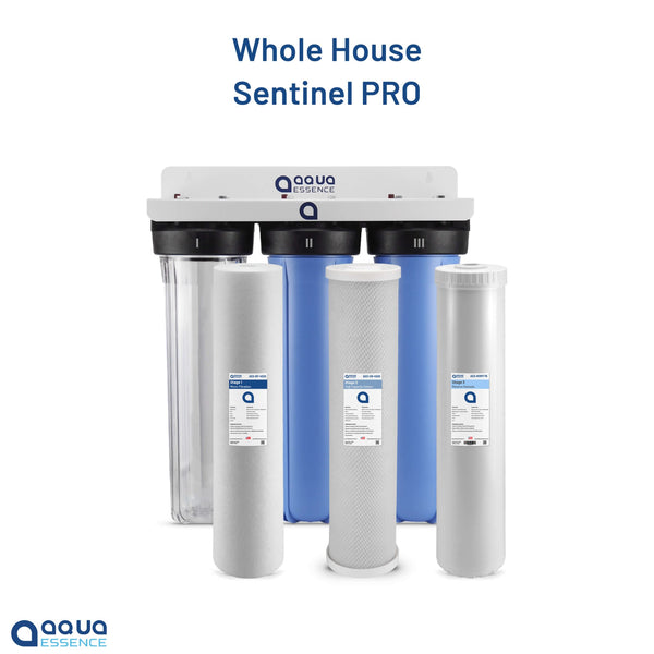 AquaEssence™ Sentinel Premium Whole House Filtration System - Heavy Metals, Organic & Inorganic, Sediment Protection (PN AES-WH-SENT) - Aqua Essence