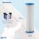 AquaEssence™ High Flow Pleated Sediment Filter, 2.5 x 10 in, 5 Microns Filtration (PN: AES-PF-251005, Compatible with Pentek P5, Aquapure AP110) - Aqua Essence