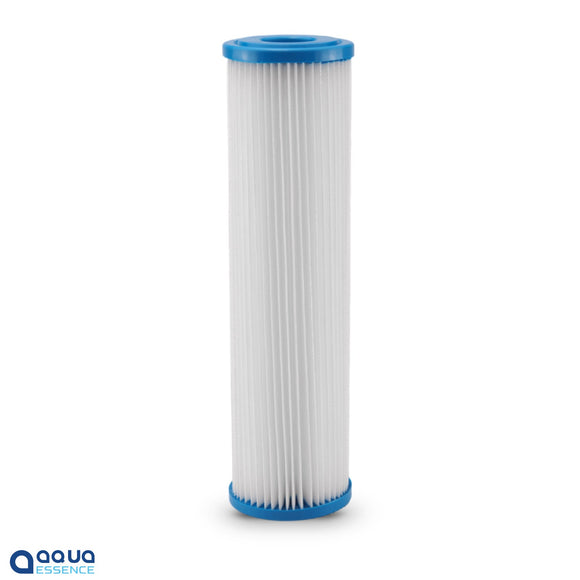AquaEssence™ High Flow Pleated Sediment Filter, 2.5 x 10 in, 5 Microns Filtration (PN: AES-PF-251005, Compatible with Pentek P5, Aquapure AP110) - Aqua Essence