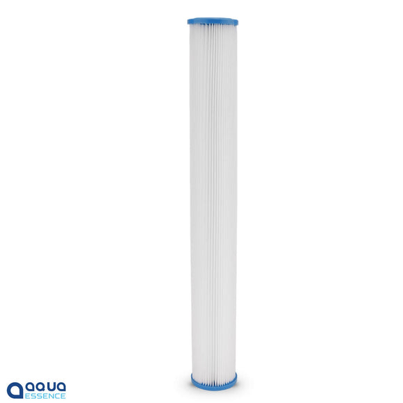 AquaEssence™ High Flow Pleated Sediment Filter, 2.5 x 20 in, 5 Microns Filtration (PN: AES-PF-252005, Replaces ECP20-05, 255487-43, SPC-25-2005) - Aqua Essence