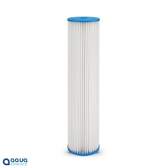 AquaEssence™ -High Flow - Pleated Sediment Filter, 4.5 x 20 in, 5 Microns Filtration (PN: AES-PF-452005, Compatible with Pentek P5, Aquapure AP110) - Aqua Essence