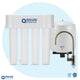 AquaEssence™ Twist RO Reverse Osmosis System, Chrome Pleated Faucet, 75 gpd (PN AES-TRO75) - Aqua Essence
