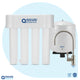 AquaEssence™ Twist RO Reverse Osmosis System, Chrome Pleated Faucet, 75 gpd (PN AES-TRO75) - Aqua Essence